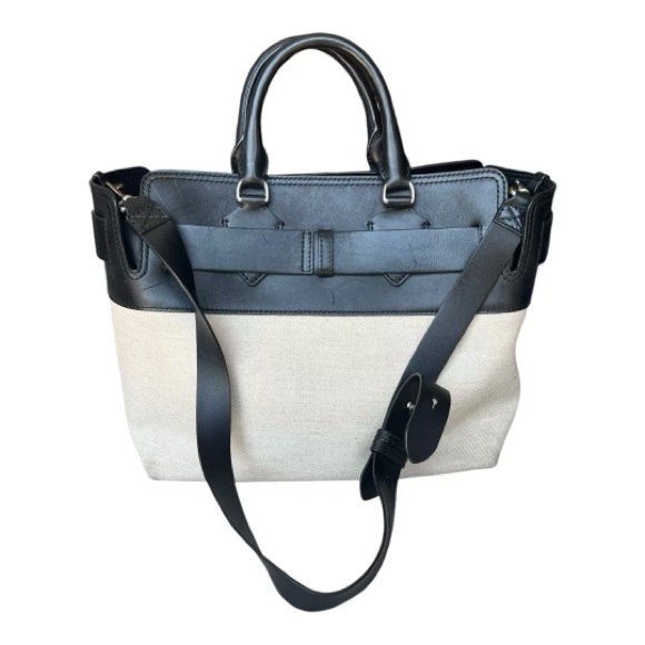 Burberry Canvas Smooth Calfskin Medium Belt Bag - Picture 2 of 9